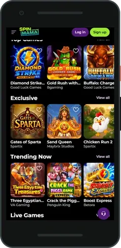 Spin Mama login